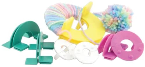 Susan Bates Easy Wrap Pom-Pom Maker Set | 4 Sizes Included thumbnail 1