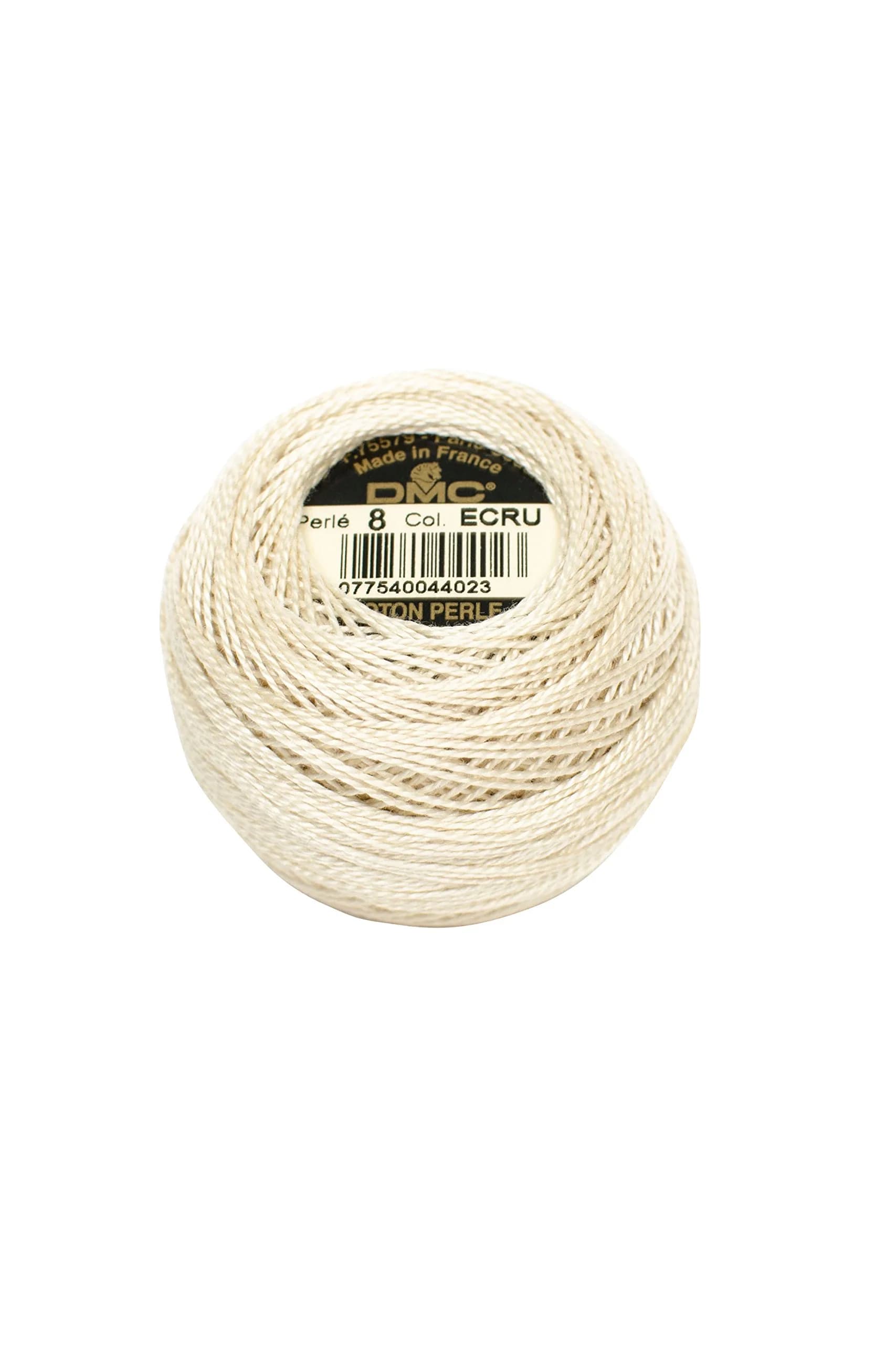 DMC Pearl Cotton Thread Ball - Ecru Size 8 | Silky, Durable & Perfect for Embroidery