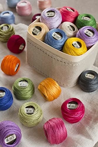 DMC Pearl Cotton Thread Ball - Ecru Size 8 | Silky, Durable & Perfect for Embroidery thumbnail 6
