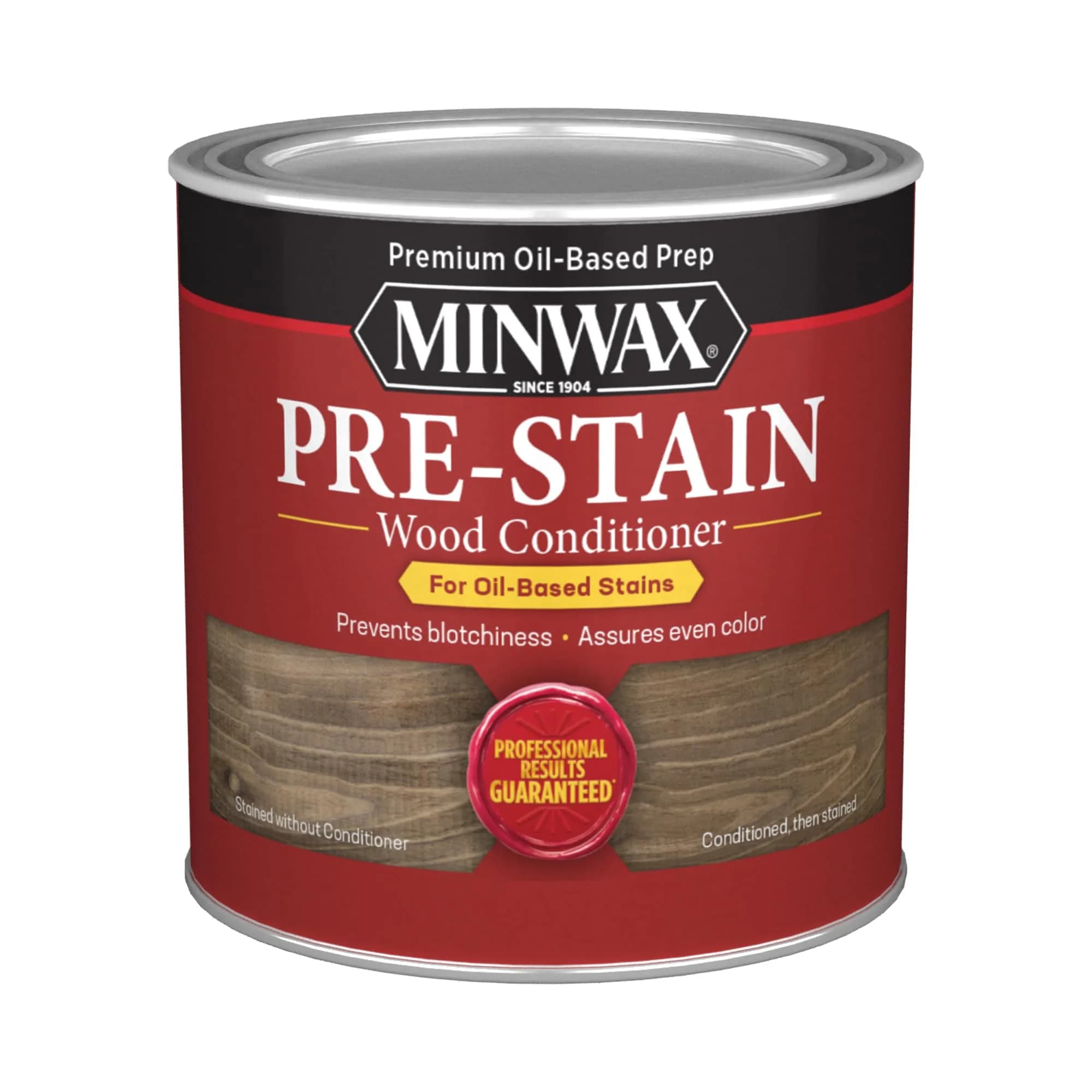 Minwax Clear Pre-Stain Wood Conditioner 237ml (8 Fl Oz) | Even Stain Absorption for Soft Woods - main product image