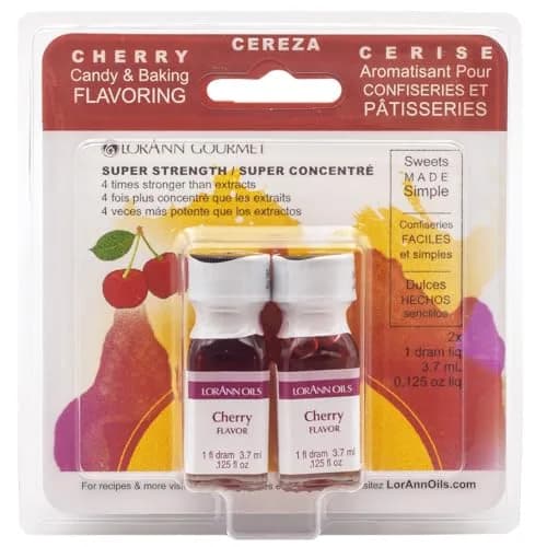 LorAnn Oils Super Strength Cherry Flavoring 0.12 Fl Oz | Concentrated Candy & Baking Flavor thumbnail 1
