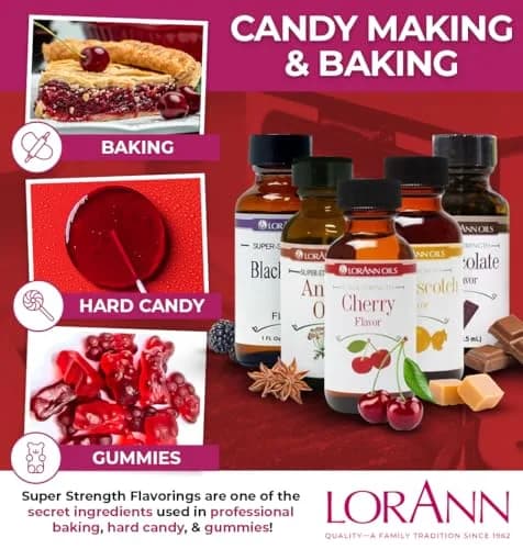 LorAnn Oils Super Strength Cherry Flavoring 0.12 Fl Oz | Concentrated Candy & Baking Flavor thumbnail 4