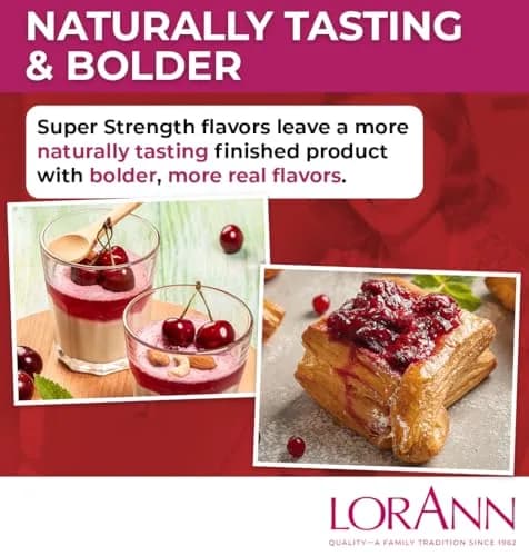 LorAnn Oils Super Strength Cherry Flavoring 0.12 Fl Oz | Concentrated Candy & Baking Flavor thumbnail 6