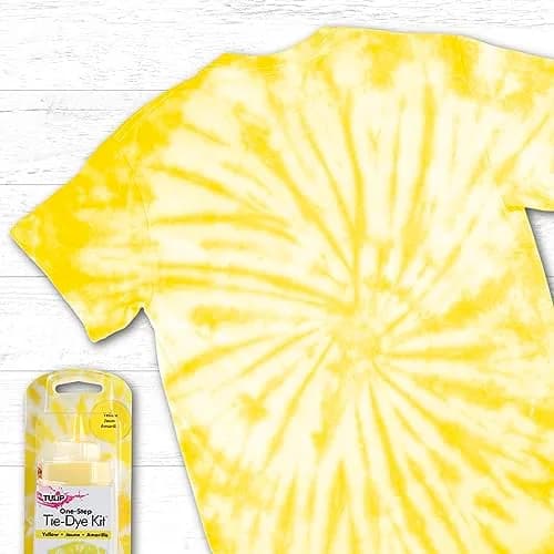 Tulip One-Step Tie-Dye Kit Vibrant Yellow Fabric Dye 118ml (4 fl oz) | Easy-Squeeze Bottle for All-Natural Fibers thumbnail 3