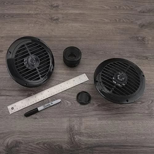 Pyle 6.5 Inch Dual Marine Speakers Waterproof Weather Resistant 120W Black thumbnail 9