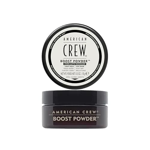 American Crew Men's Hair Boost Powder, 8.5g (0.3 Oz) | Lift & Volume for Men thumbnail 1