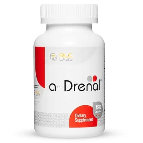 RLC Labs a-Drenal 120 Capsules | Cortisol & Stress Support with Ashwagandha, Rhodiola & Ginger thumbnail 1