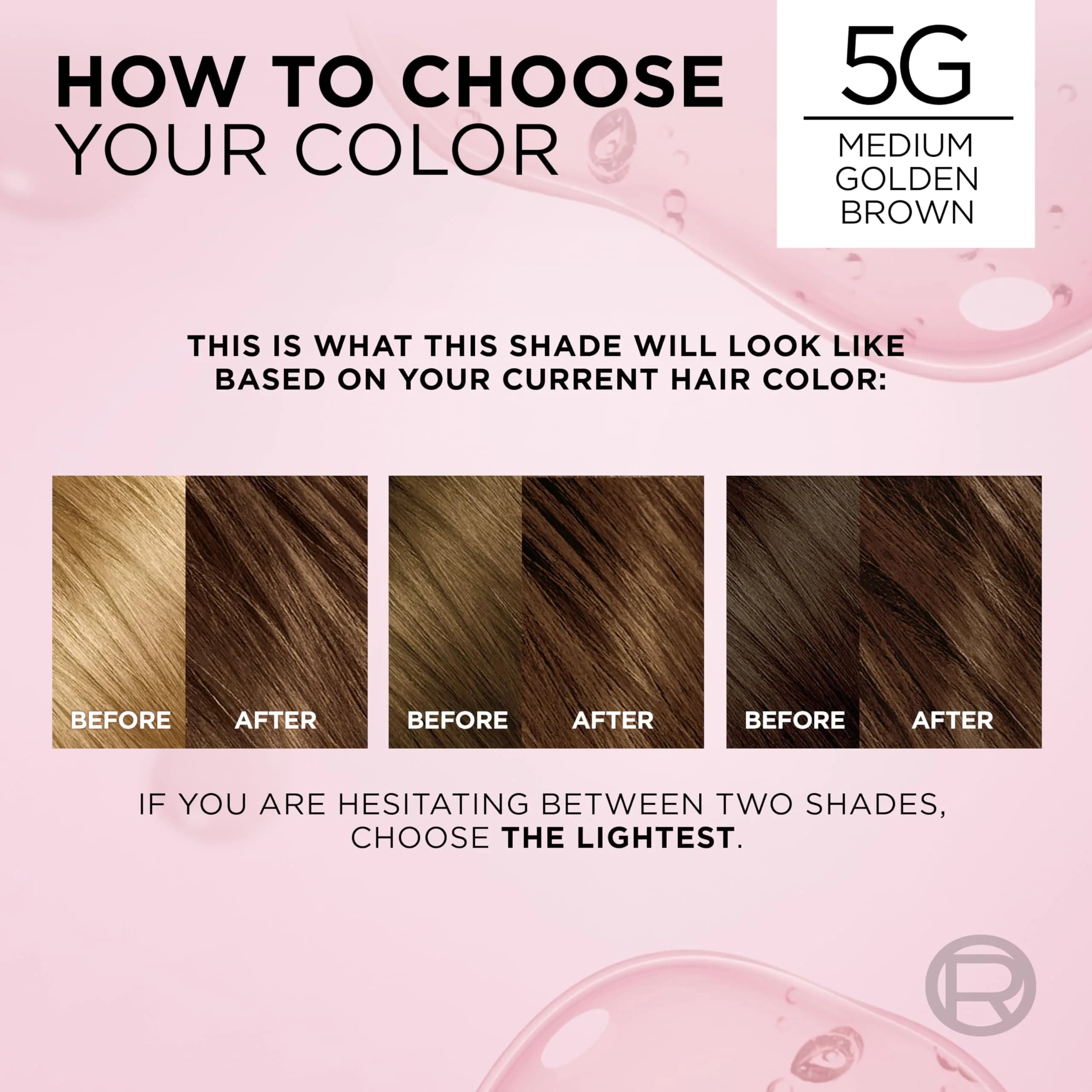 L'Oreal Paris Excellence Crème Permanent Hair Dye 5G Medium Golden Brown 1 Kit | Triple Care Color with Hyaluronic Acid - view 6