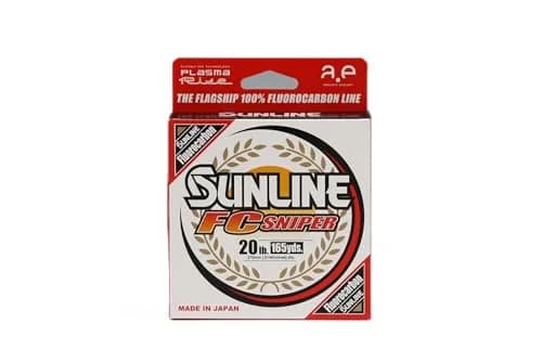 Sunline Super FC Sniper Fluorocarbon Fishing Line 20lb | Low Memory & Abrasion Resistant thumbnail 1