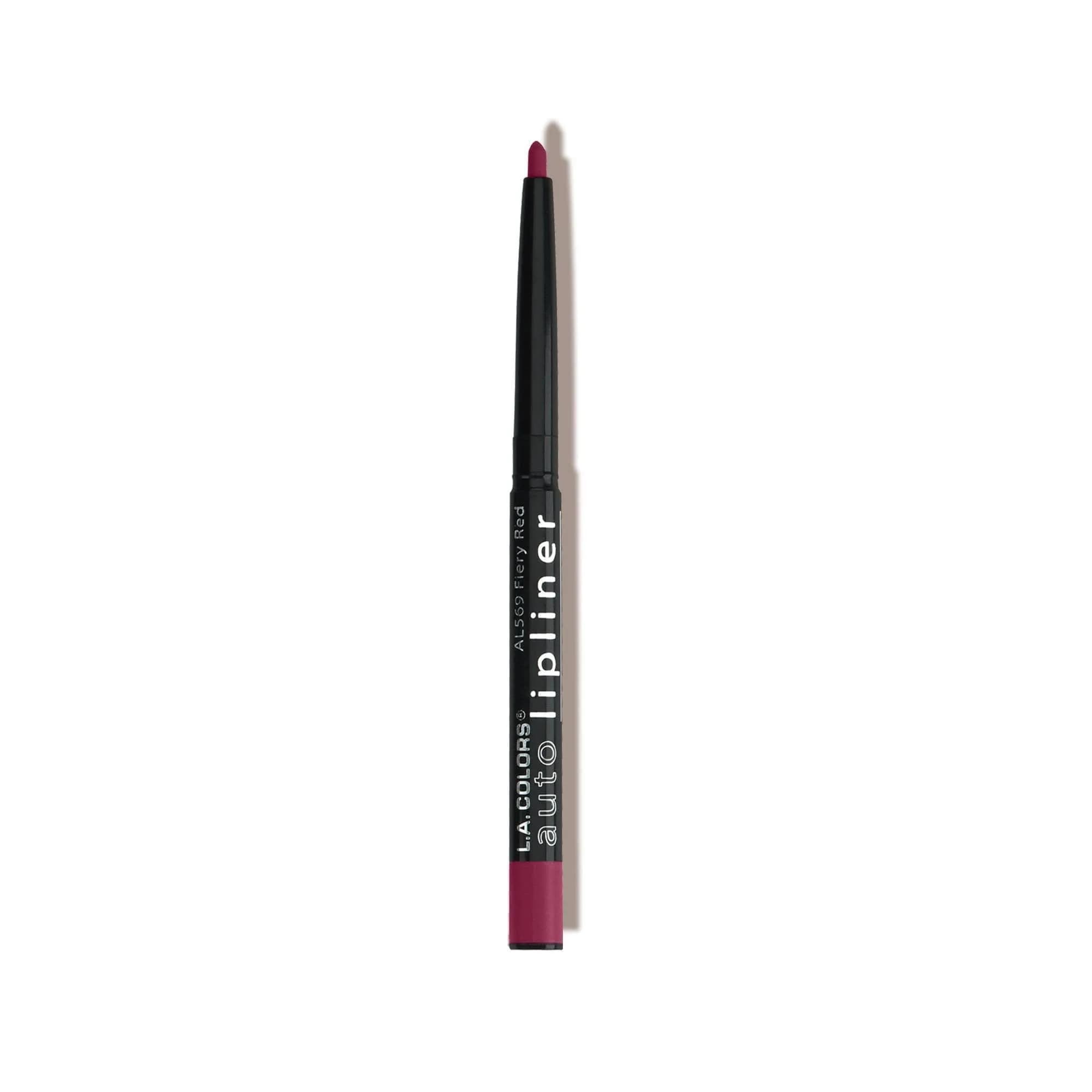 L.A. COLORS Auto Lip Pencil Burgundy 0.01oz | Long-lasting, creamy lip liner for precise definition — Burgundy