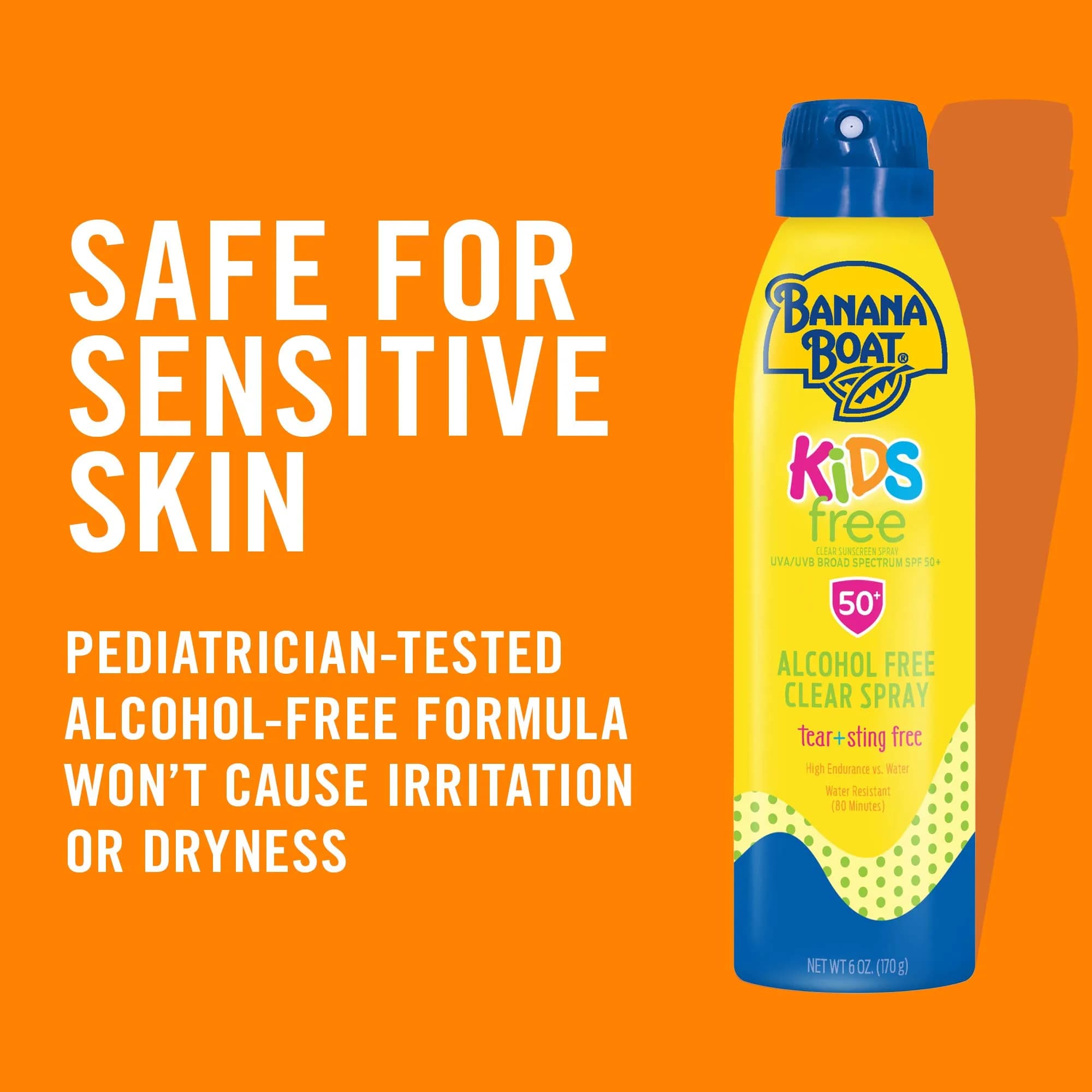 Banana Boat MAX Kids Sunscreen Spray SPF 100, 177ml (6 oz) | Pediatrician Tested for Sensitive Skin - view 3
