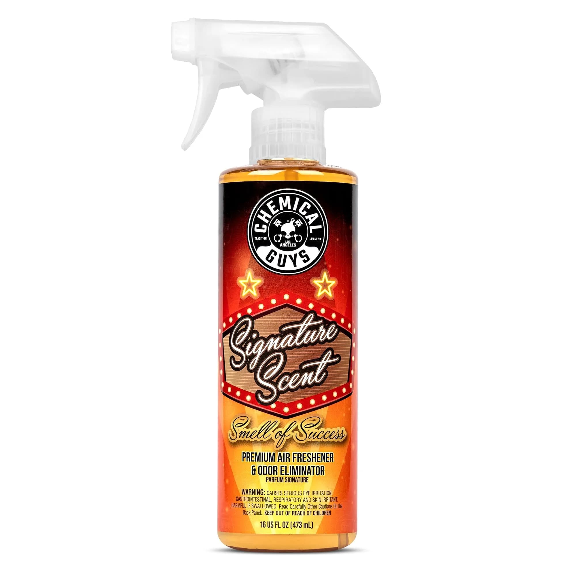 Chemical Guys Black Frost Air Freshener & Odor Neutralizer Spray 473ml (16 fl oz) | Bold Masculine Scent for Cars & Homes — 16 Fl Oz / Signature Scent