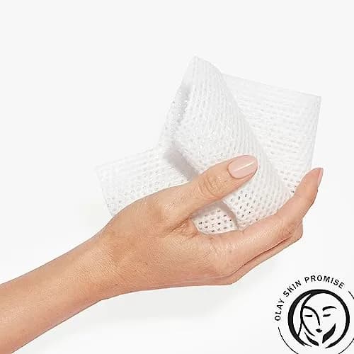 Olay Daily Gentle Clean 5-in-1 Water Activated Cleansing Cloths, 66 Count (Pack of 2) | Dermatologist Tested for Sensitive Skin thumbnail 4