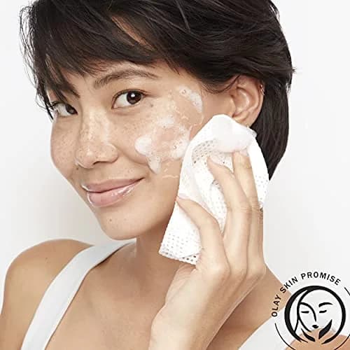 Olay Daily Gentle Clean 5-in-1 Water Activated Cleansing Cloths, 66 Count (Pack of 2) | Dermatologist Tested for Sensitive Skin thumbnail 6