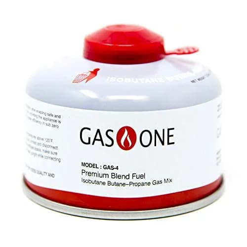 Gas One 4oz Isobutane Camping Fuel Canister | All-Season Blend for Backpacking Stoves thumbnail 1