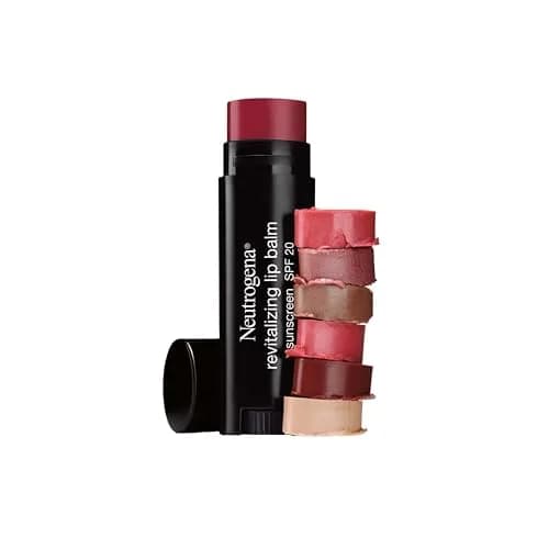 Neutrogena Revitalizing Tinted Lip Balm SPF 20, Sheer Fresh Plum, 4.25g (0.15 oz) | Hydrates, Protects, and Improves Lip Texture thumbnail 6