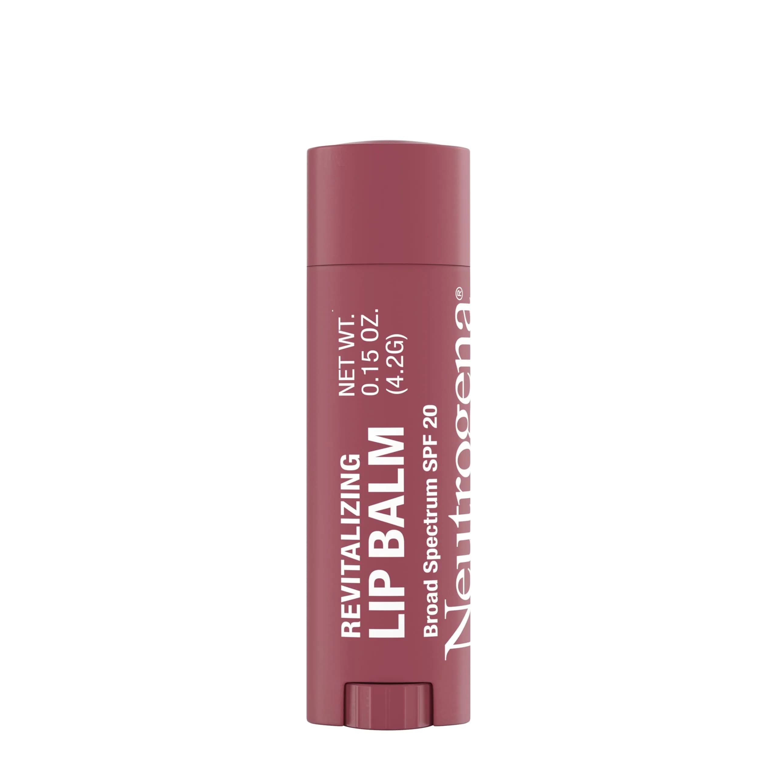 Neutrogena Revitalizing Tinted Lip Balm SPF 20, Sheer Fresh Plum, 4.25g (0.15 oz) | Hydrates, Protects, and Improves Lip Texture - view 2