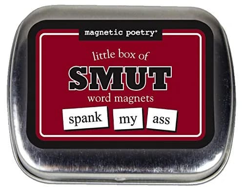 Magnetic Poetry Little Box of Smut Decorative Magnet Set | 72 Word Tiles thumbnail 1
