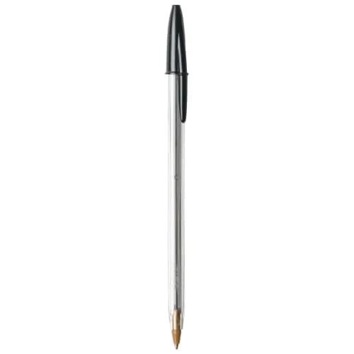 BIC CRISTAL Ballpoint Pen 1mm | Smooth Black Ink, Pack of 10 for Everyday Writing thumbnail 3