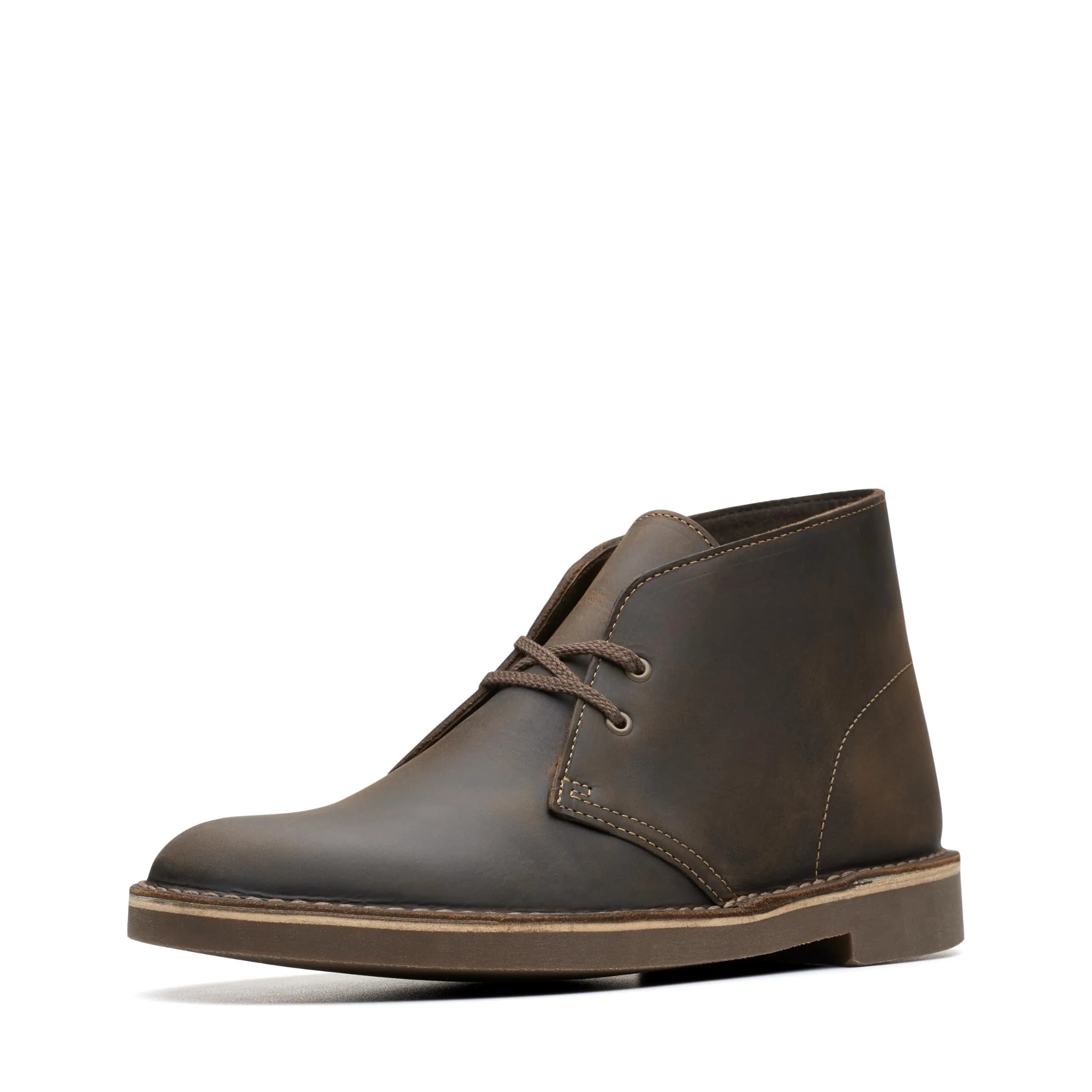 Clarks Men's Bushacre 2 Beeswax Boots 10 M US | Classic Chukka with Leather & Suede Finish - main product image