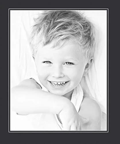 ArtToFrames 16x20 Smooth Black Custom Mat for Picture Frame with 12x16 Opening (Mat Only, Frame NOT Included) thumbnail 2