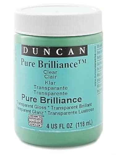 Duncan Pure Brilliance Clear Glaze 16 oz. | Non-Toxic Ceramic Finish with Brilliant Shine thumbnail 2