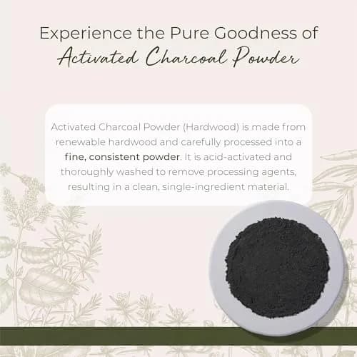 Starwest Botanicals Activated Hardwood Charcoal Powder - 4 oz Bag | Food Grade & Skin Care Use thumbnail 2