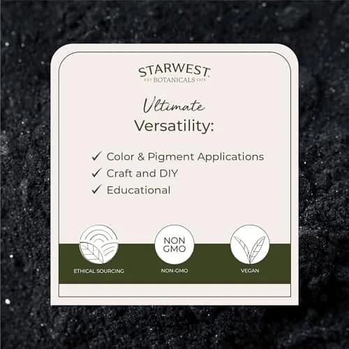 Starwest Botanicals Activated Hardwood Charcoal Powder - 4 oz Bag | Food Grade & Skin Care Use thumbnail 3