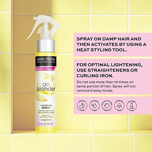 John Frieda Go Blonder Lightening Spray 103ml (3.5 Oz) | Gradual Hair Lightener for Blonde Hair thumbnail 3