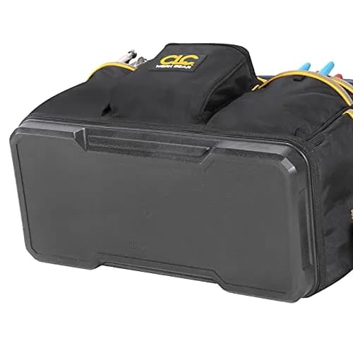 Custom Leathercraft PB1553 19" Molded Base Contractor's Tool Bag | Heavy-Duty, Water-Resistant, 13 Pockets thumbnail 3