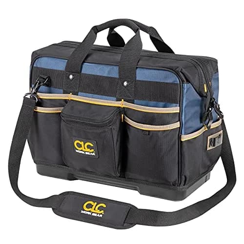 Custom Leathercraft PB1553 19" Molded Base Contractor's Tool Bag | Heavy-Duty, Water-Resistant, 13 Pockets thumbnail 4