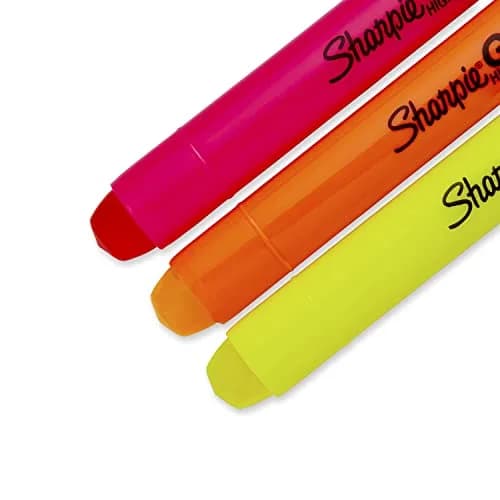 Sharpie Gel Highlighters, 3 Assorted Fluorescent Colors | Smear-Proof, Ink-Free, Long-Lasting Highlighting (70-120 chars) thumbnail 3