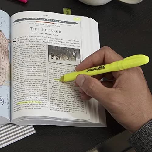 Sharpie Gel Highlighters, 3 Assorted Fluorescent Colors | Smear-Proof, Ink-Free, Long-Lasting Highlighting (70-120 chars) thumbnail 4