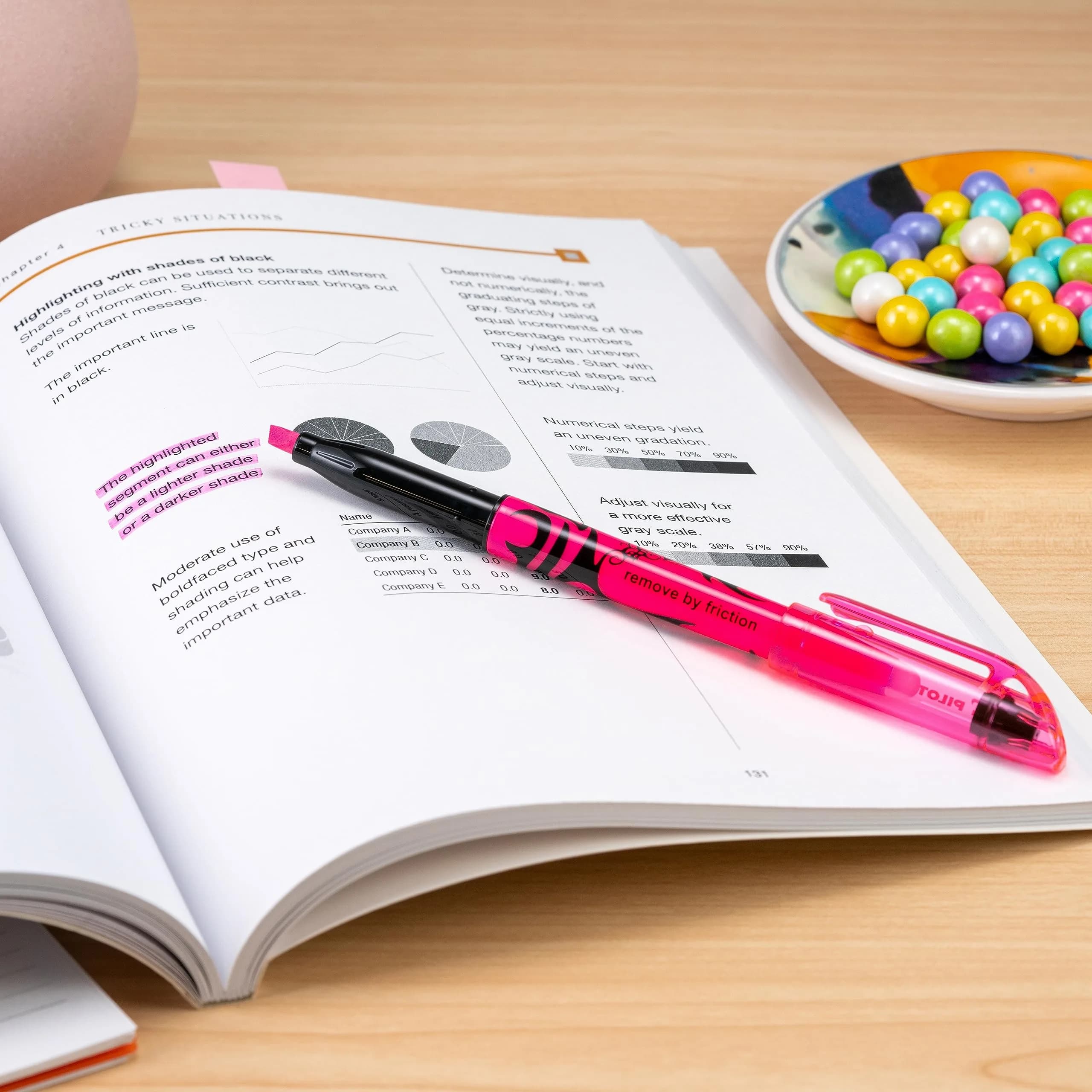 PILOT FriXion Light Pastel Erasable Highlighters, Pack of 12 Pink | Smooth Ink Flow for Students & Office - view 5