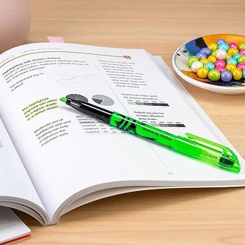 PILOT FriXion Light Pastel Collection Erasable Highlighters, Green, 12 Count | Erasable Ink for Clean Notes thumbnail 6