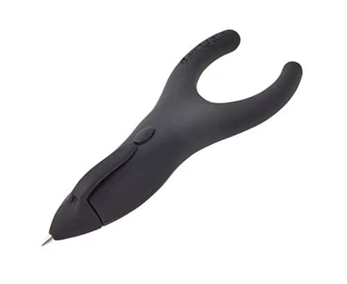 PenAgain ErgoSof Retractable Ballpoint Pen, Black | Ergonomic Grip for Pain Relief thumbnail 1