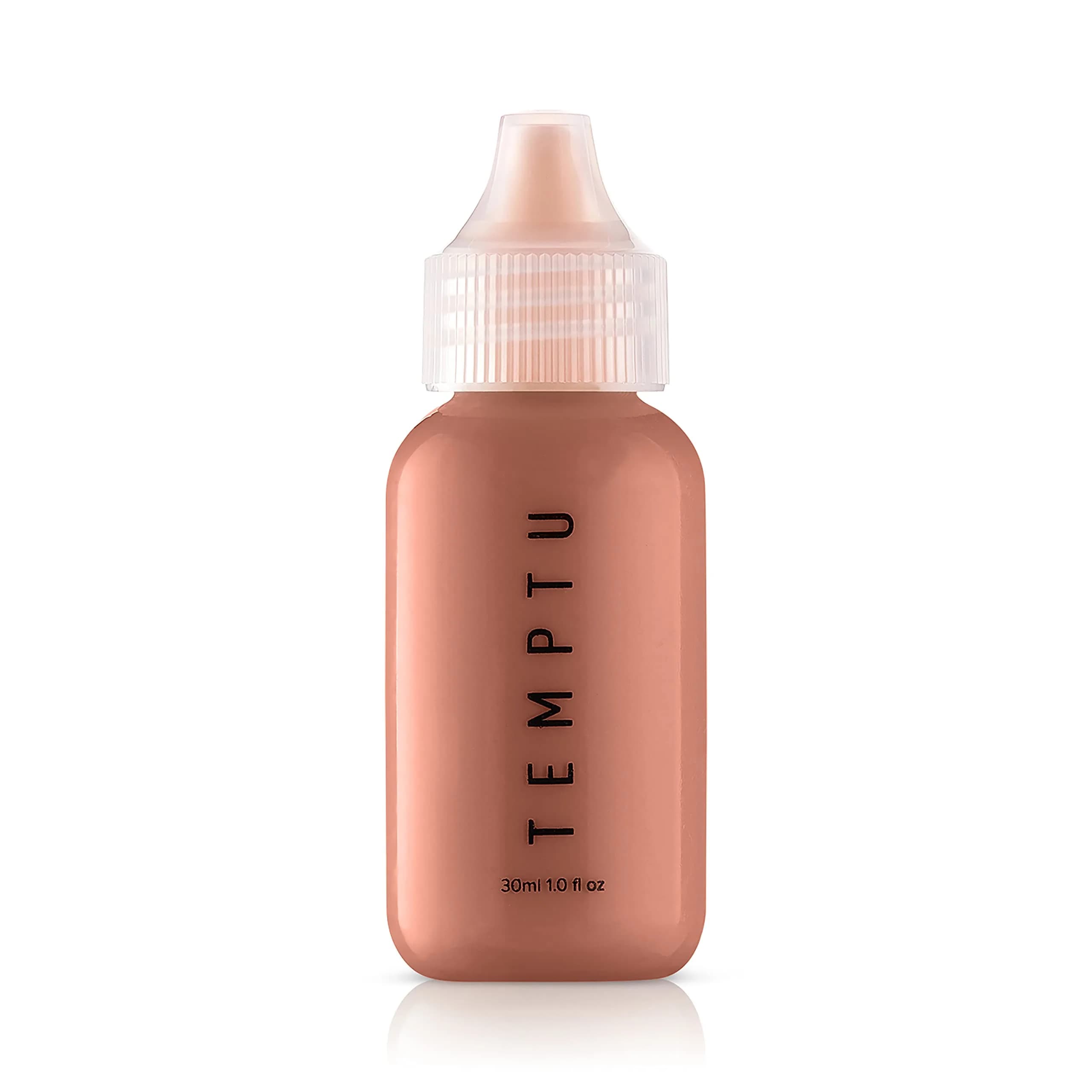 TEMPTU S/B Silicone-Based Airbrush Foundation 29.57 ml (1 Fl Oz) | Professional Long-Wear Liquid Makeup — 008 Clay / 1 Fl Oz