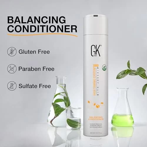 GK HAIR Global Keratin Balancing Conditioner 300ml | Nourishes & Balances Oily Hair thumbnail 8