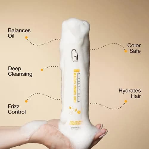 GK HAIR Global Keratin Balancing Conditioner 300ml | Nourishes & Balances Oily Hair thumbnail 3
