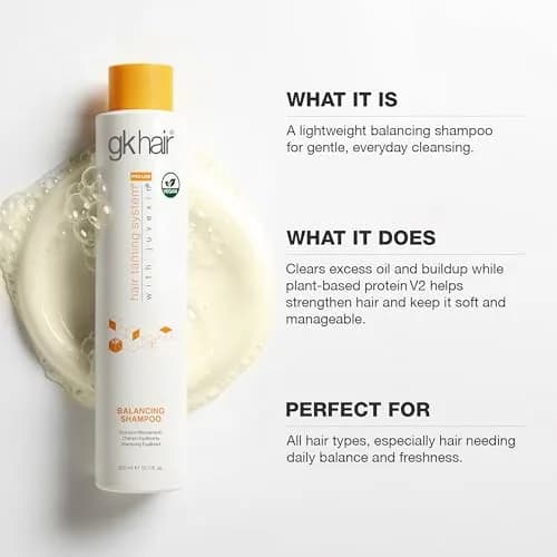 GK HAIR Balancing Shampoo 10.1 Fl Oz | Sulfate-Free for Oily, Dry & Flaky Scalp thumbnail 4