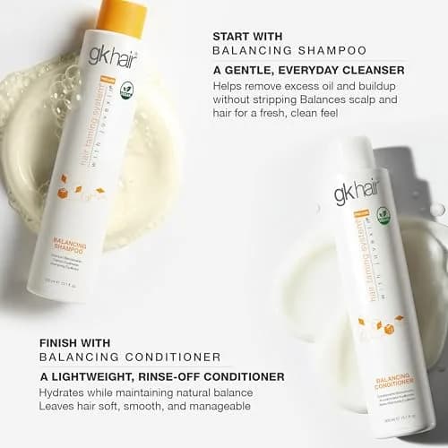 GK HAIR Balancing Shampoo 10.1 Fl Oz | Sulfate-Free for Oily, Dry & Flaky Scalp thumbnail 6
