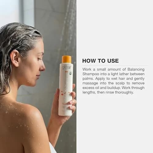 GK HAIR Balancing Shampoo 10.1 Fl Oz | Sulfate-Free for Oily, Dry & Flaky Scalp thumbnail 7