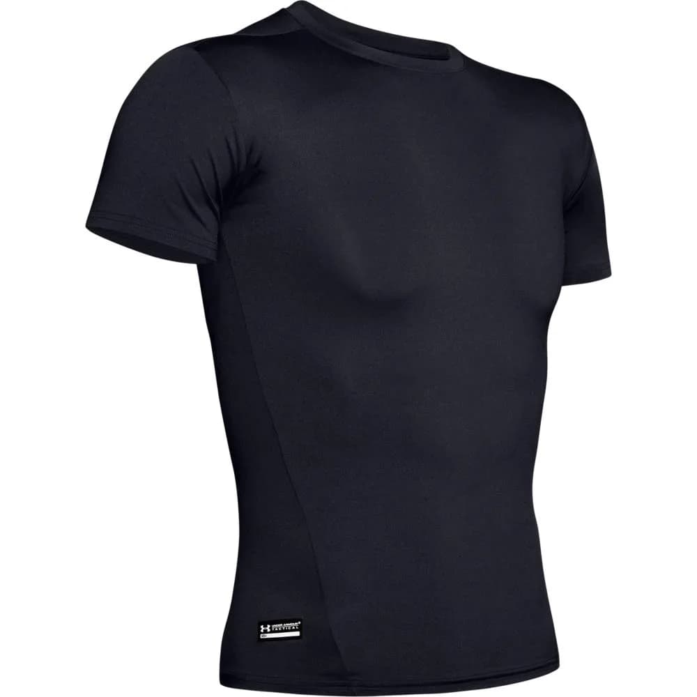 Under Armour HeatGear Tactical Shirt, LG | Ultra-Soft Compression, 4-Way Stretch, Sweat-Wicking