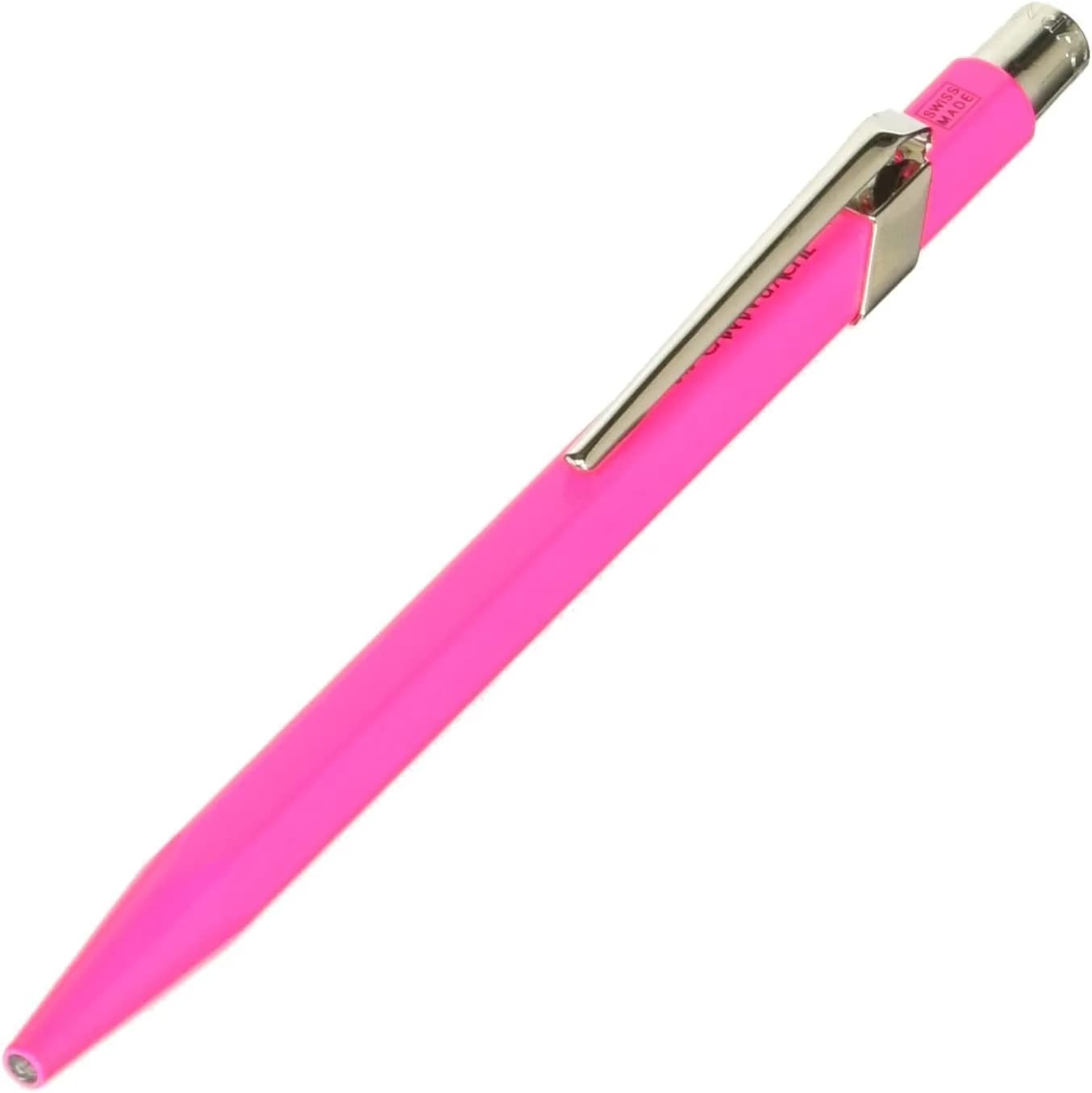 Caran d'Ache 849 Metal Pen Ballpoint Fluo Purple | Neon Modern Design (70-120 chars) — Fluorescent Pink