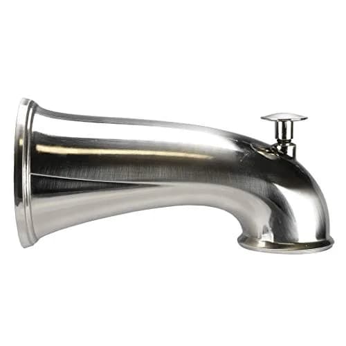 Danco 10316 6 Inch Length Pull Up Diverter Brushed Nickel | Modern Bathroom Tub Spout thumbnail 1