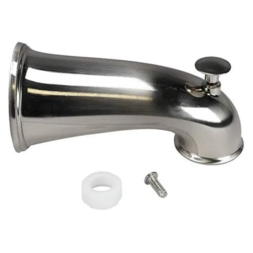 Danco 10316 6 Inch Length Pull Up Diverter Brushed Nickel | Modern Bathroom Tub Spout thumbnail 5