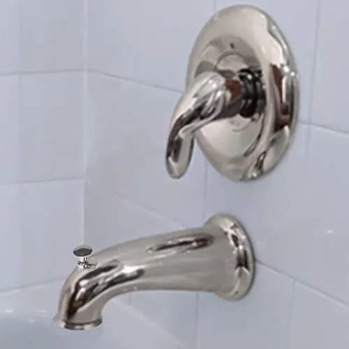 Danco 10316 6 Inch Length Pull Up Diverter Brushed Nickel | Modern Bathroom Tub Spout thumbnail 6