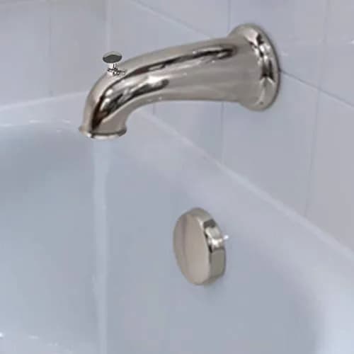 Danco 10316 6 Inch Length Pull Up Diverter Brushed Nickel | Modern Bathroom Tub Spout thumbnail 7