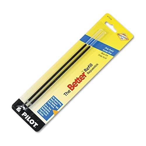 Pilot Refill Ballpoint Fine Blue 2-Pack | Smooth Liquid Ink for Dependable Writing thumbnail 2