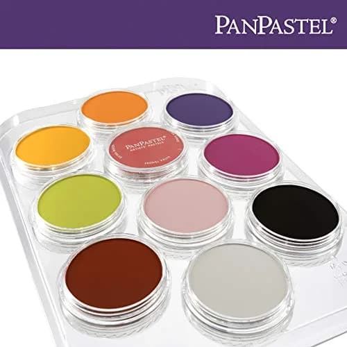 PanPastel Artist Pastels 10 Color Palette Tray | Holds 10 Pans Securely, Clear Cover Included thumbnail 4